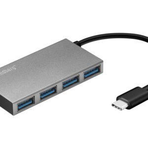 Üleminek Sandberg  136-20 USB-C to 4 xUSB 3.0 Pocket Hub 