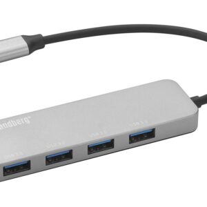 Üleminek Sandberg  336-20 USB-C to 4 x USB 3.0 Hub SAVER 