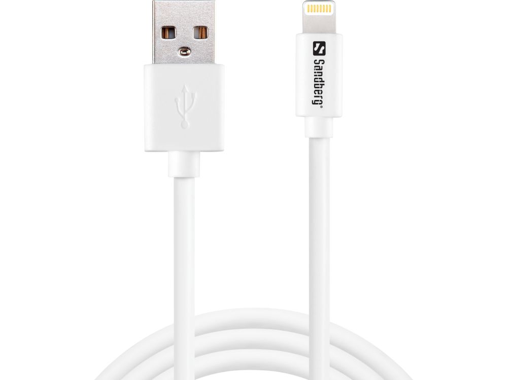 Kabelis Sandberg 440-75 USB>Lightning MFI 1m White