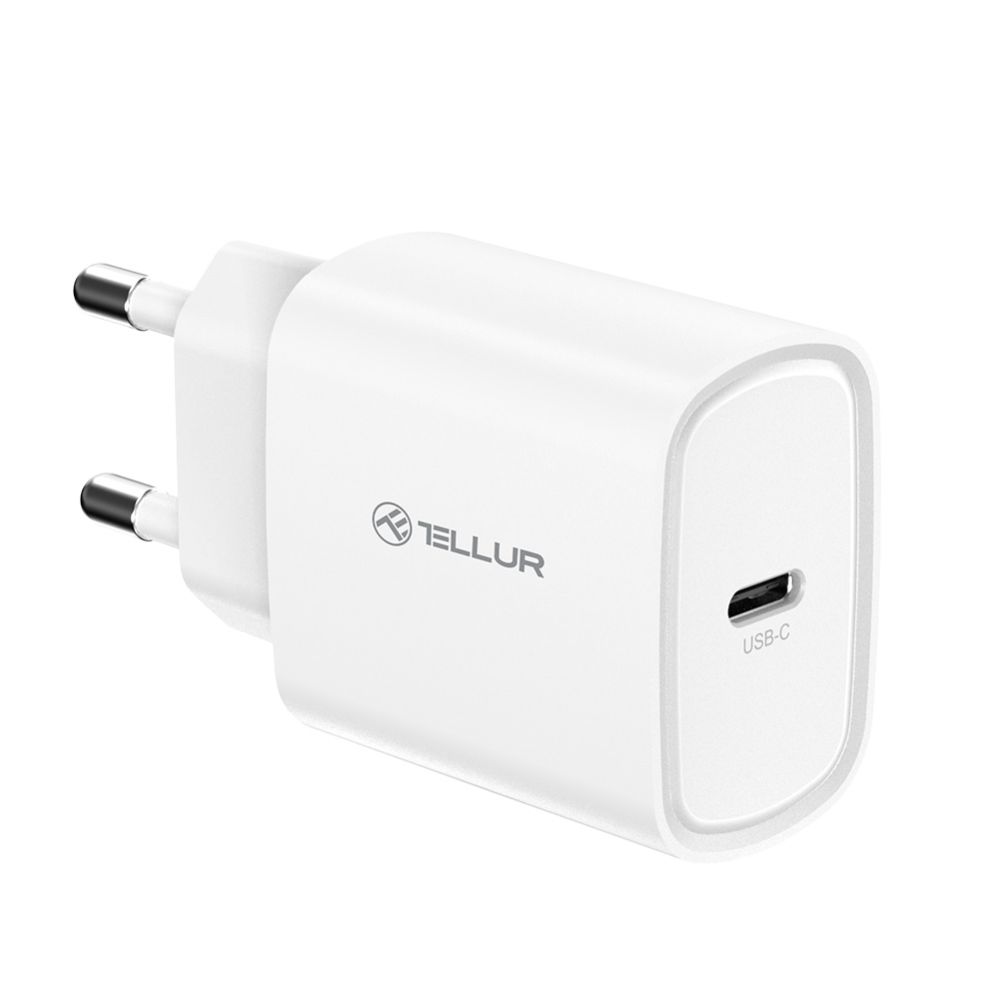 Cables and wires Tellur 20W USB-C PD wall charger white