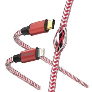 Kabelis Hama  Hama 00183310 USB Type-C Cable - Lighting MFI 1.5m Red 