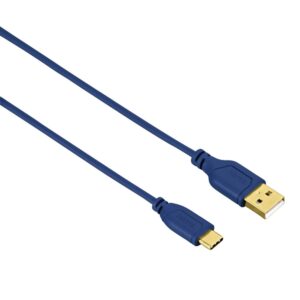 Kabelis Hama  Hama 00135785 Flexi-Slim USB-C Cable 0.75m Blue 