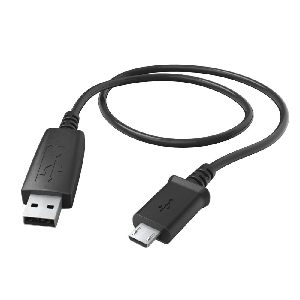 Kabelis Hama Hama 00173672 Charging/Data Cable, Micro-USB 0.6m Black