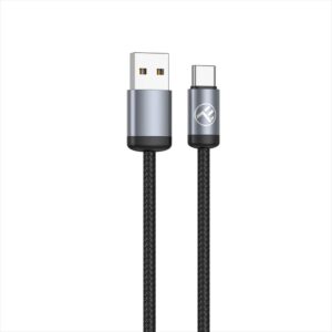 Kabelis Tellur  Minimalist USB to Type-C Cable 3A 1m Black 