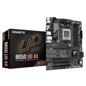 AMD procesoriaus pagrindinė plokštė Gigabyte  Mainboard||AMD B650|SAM5|ATX|Memory DDR5|Memory slots 4|1xPCI-Express 16x|3xPCI-Express 3.0 16x|3xM.2|1xHDMI|1xDisplayPort|6xUSB 2.0|2xUSB 3.2|1xUSB-C|1xRJ45|3xAudio port|B650UDAX1.0Y1 