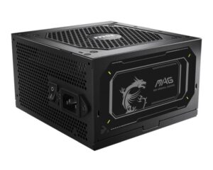 Power Supply MSI  Power Supply||MAG A850GL PCIE5 II|850 Watts|Efficiency 80 PLUS GOLD|PFC Active|MAGA850GLPCIE5II 