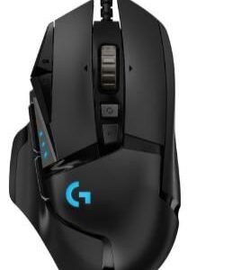 Datora pele Logitech  MOUSE USB OPTICAL G502 HERO/BLACK 910-005471 