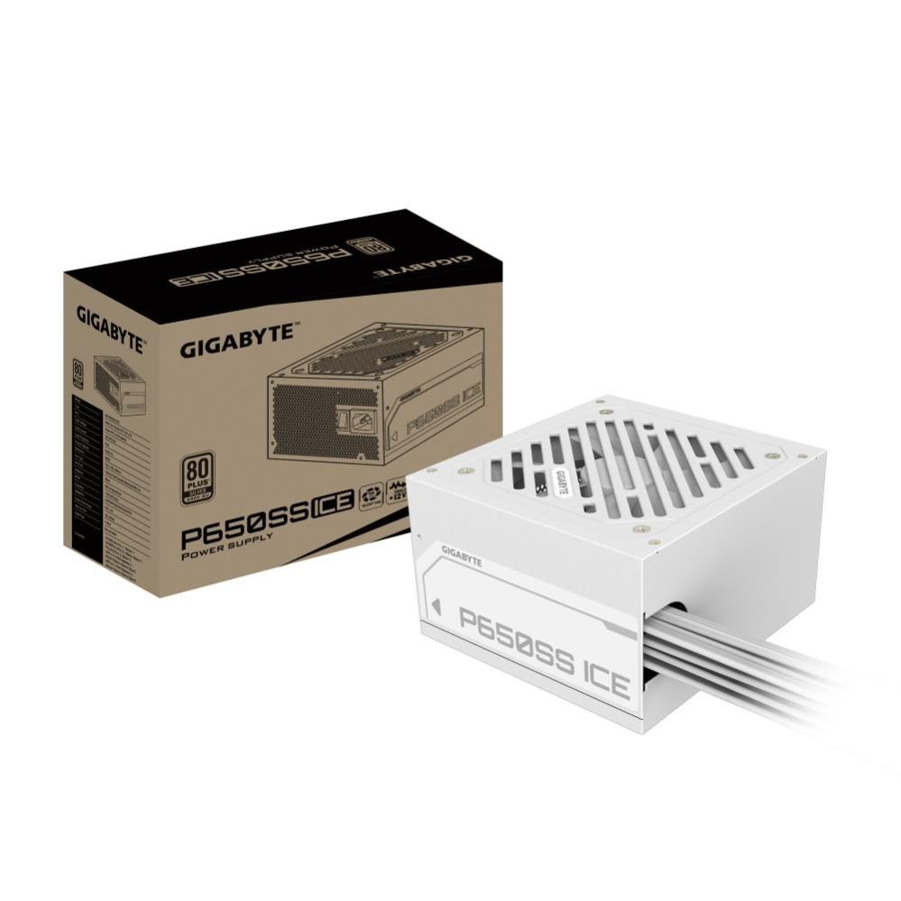 Toiteplokk Gigabyte Power Supply||GP-P650SS ICE|650 Watts|Efficiency 80 PLUS SILVER|PFC Active|MTBF 100000 hours|GP-P650SSICE