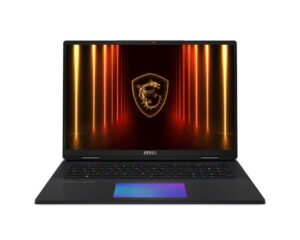 Nešiojamas kompiuteris MSI  Notebook||Titan 18 HX AI A2XWJG|CPU  Core Ultra|U9-285HX|2800 MHz|18"|3840x2400|RAM 64GB|DDR5|6400 MHz|SSD 6TB|NVIDIA GeForce RTX 5090|24GB|ENG|Card Reader SD Express|Windows 11 Pro|Black|3.6 kg|TITAN18HXAIA2XWJG-492NL 