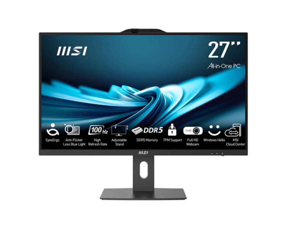 Other Computer Accessory MSI Monoblock PC||PRO|AP272P 14M|Business|All in One|CPU Core i7|i7-14700|2100 MHz|Screen 27"|RAM 16GB|DDR4|3200 MHz|SSD 1TB|Graphics card Intel UHD Graphics|Integrated|Windows 11 Pro|Colour Black|PROAP272P14M-495EU