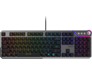 Computer keyboard MSI  KEYBOARD GAMING BLACK US/STRIKE 600 SILENT 