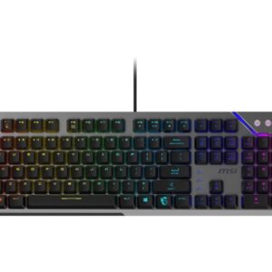 Computer keyboard MSI  KEYBOARD GAMING BLACK US/STRIKE 600 SILENT 