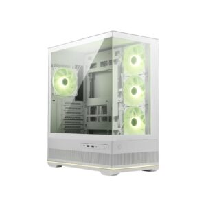 Arvuti korpus MSI  Case||MAG PANO 110R PZ / WHITE|MidiTower|Case product features Transparent panel|Not included|Colour Black|MAGPANO110RPZWHITE 