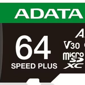 Cita datorprece ADATA  MEMORY MICRO SDXC 64GB UHS-I/UD64GUI3V30A2SP-RA1 