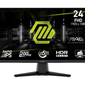 Monitorid MSI  LCD Monitor||MAG 242F|23.8"|Gaming|Matte|Panel IPS|1920x1080|16:9|200Hz|0.5 ms|Colour Black|MAG242F 