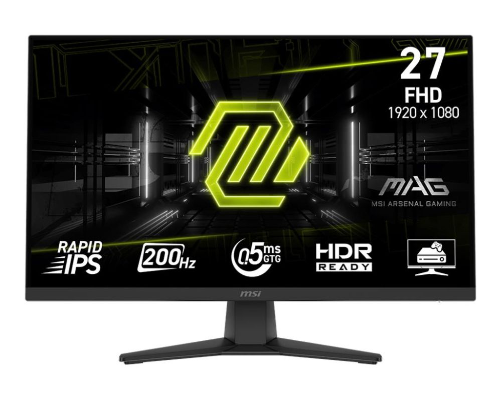 Monitorid MSI LCD Monitor||MAG 272F|27"|Gaming|Matte|Panel IPS|1920x1080|16:9|200Hz|0.5 ms|Colour Black|MAG272F