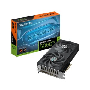 Graphic card / Video cards Gigabyte  Graphics Card||NVIDIA GeForce RTX 5060 Ti|8 GB|GDDR7|128 bit|PCIE 5.0 16x|Dual Slot Fansink|GV-N506TEAGLEOC-8GD 