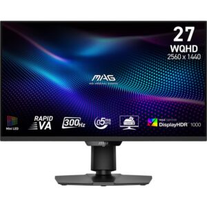 Monitoriai MSI  LCD Monitor||MAG 274QPF X30MV|27"|Gaming/Frameless|Matte|Panel VA|2560x1440|16:9|300Hz|0.5 ms|Colour Black|MAG274QPFX30MV 