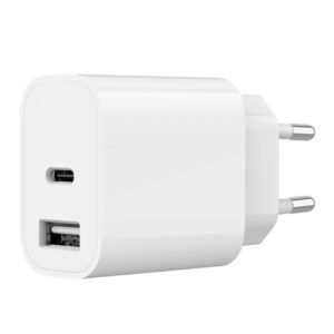 Įkrovikliai ir kabeliai Gembird  CHARGER USB UNIVERSAL WHITE/2P TA-UC-2AC12-01 