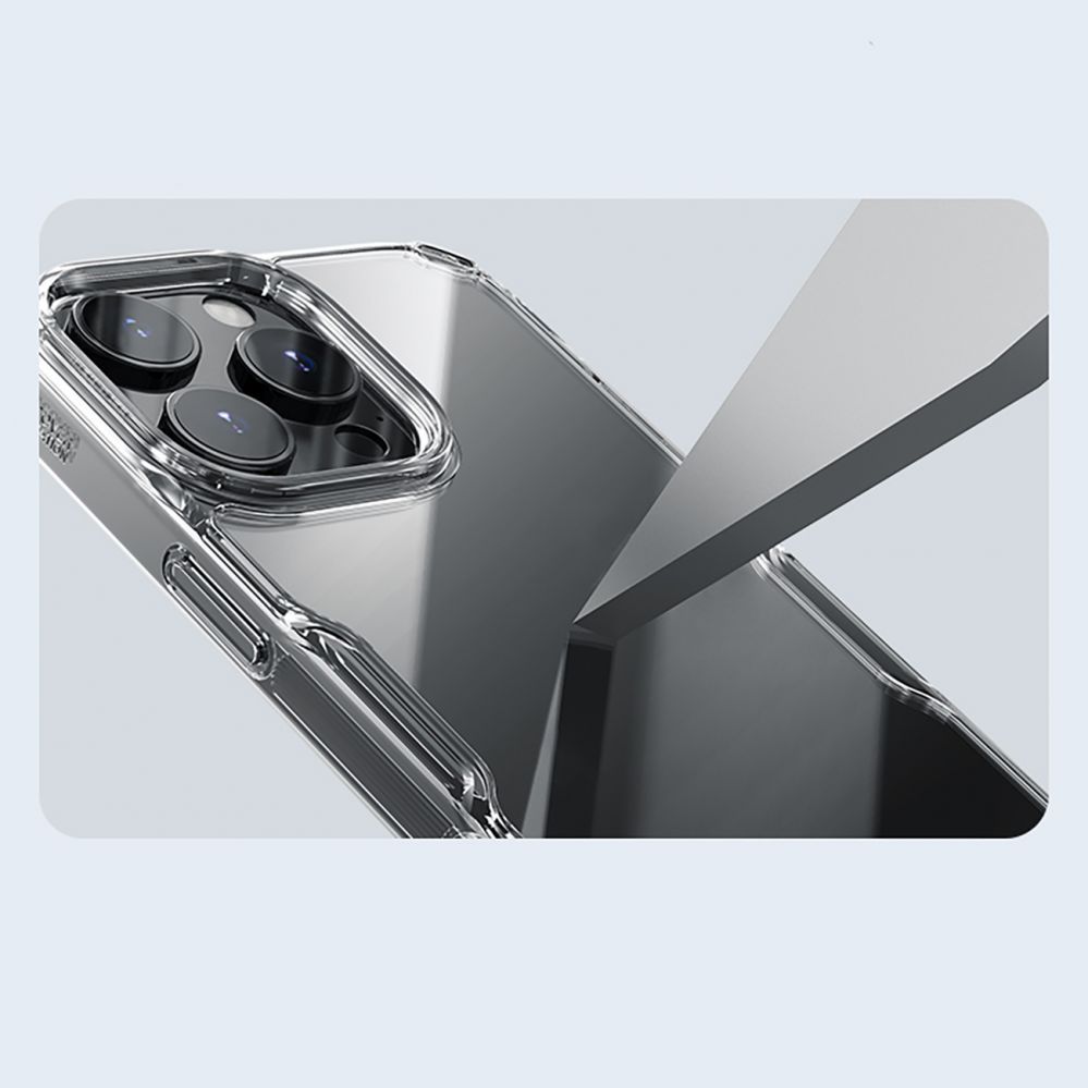 Tagakaaned Nillkin Nillkin Nature Pro Case for iPhone 16 Pro - transparent and white