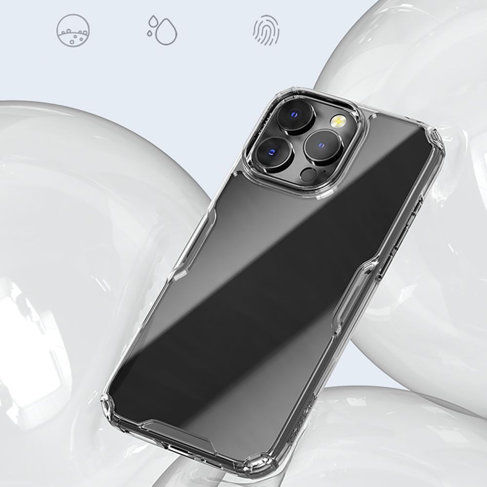 Tagakaaned Nillkin Nillkin Nature Pro Case for iPhone 16 Pro - transparent and white