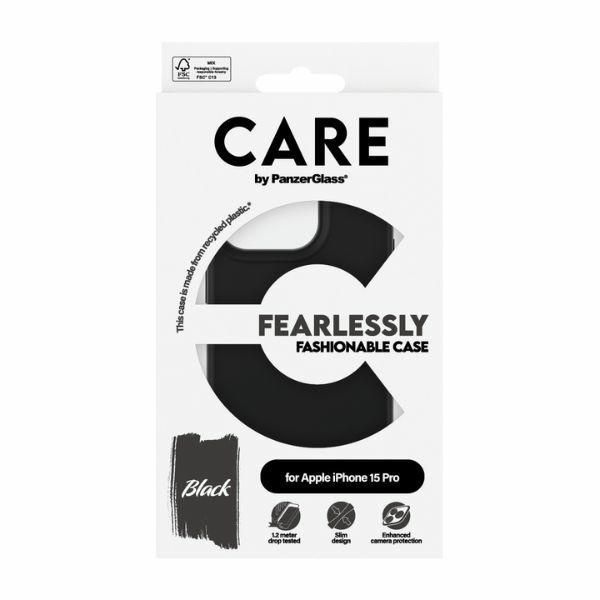 Tagakaaned Panzer Glass CARE by PanzerGlass Fearlessly Fashionable Case for iPhone 15 Pro - Black