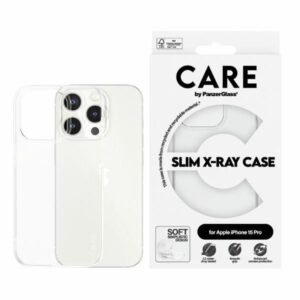 Aizmugurējais vāciņš Panzer Glass  CARE by PanzerGlass Slim X-Ray Case for iPhone 15 Pro - Clear 