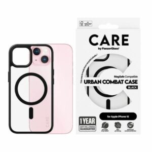 Aizmugurējais vāciņš Panzer Glass  CARE by PanzerGlass Urban Combat Case MagSafe for iPhone 15 - Black 