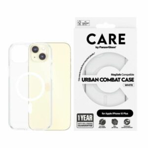 Aizmugurējais vāciņš Panzer Glass  CARE by PanzerGlass Urban Combat Case MagSafe for iPhone 15 Plus - White 