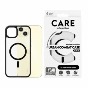 Aizmugurējais vāciņš Panzer Glass  CARE by PanzerGlass Urban Combat Case MagSafe for iPhone 15 Plus - Black 