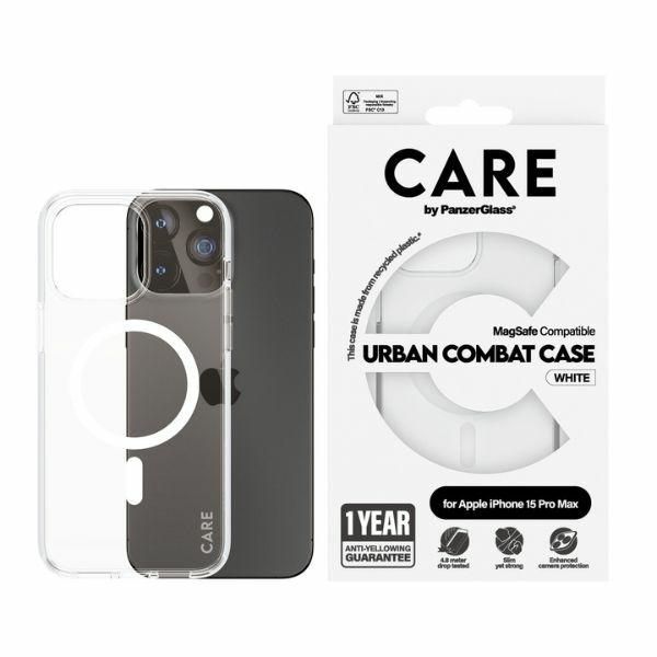 Tagakaaned Panzer Glass CARE by PanzerGlass Urban Combat Case MagSafe for iPhone 15 Pro Max - White