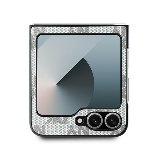 Back panel cover DKNY DKNY Checkered Pattern Printed Stripes Case for Samsung Galaxy Z Flip 6 - Beige