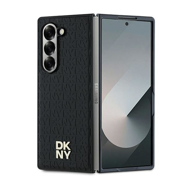 Nugarėlės dėklai DKNY DKNY Repeat Pattern Stack Logo Case for Samsung Galaxy Z Fold6 - Black