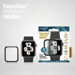 Kaitseklaasid Panzer Glass  PanzerGlass Curved Antibacterial Tempered Glass for Apple Watch 4/5/6/SE - 40mm - Black 