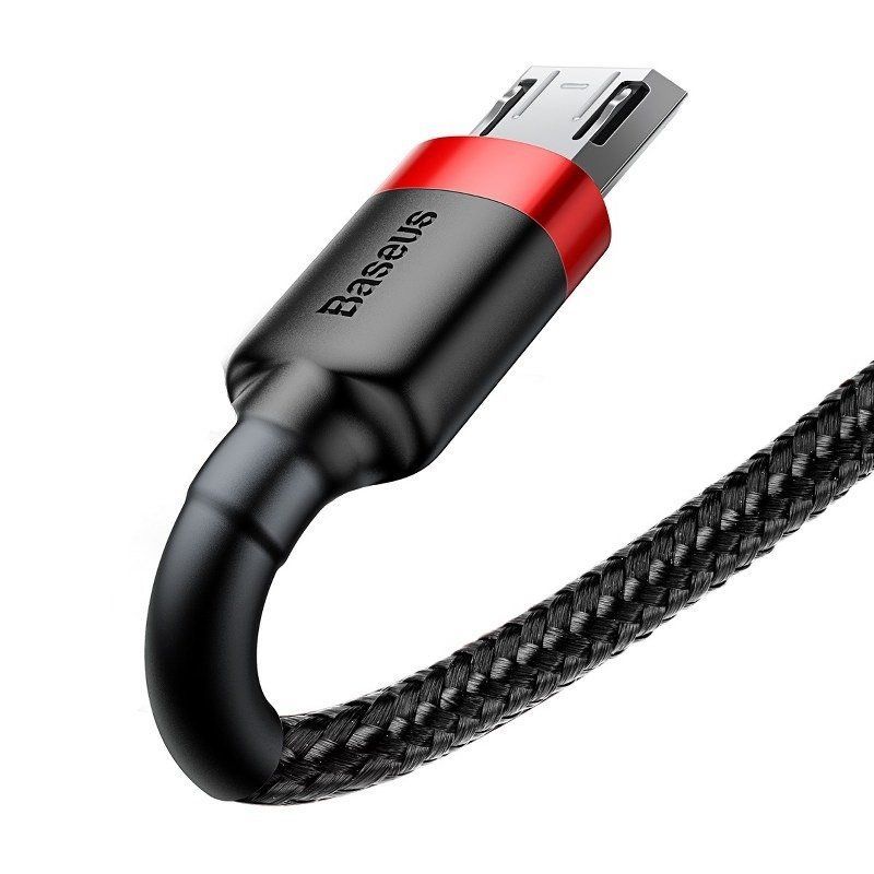 Cable Baseus Baseus Cafule Micro USB cable 1.5A 2m (Red+Black)