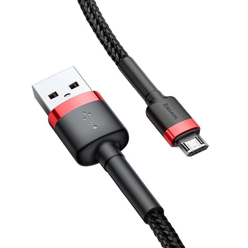 Cable Baseus Baseus Cafule Micro USB cable 1.5A 2m (Red+Black)