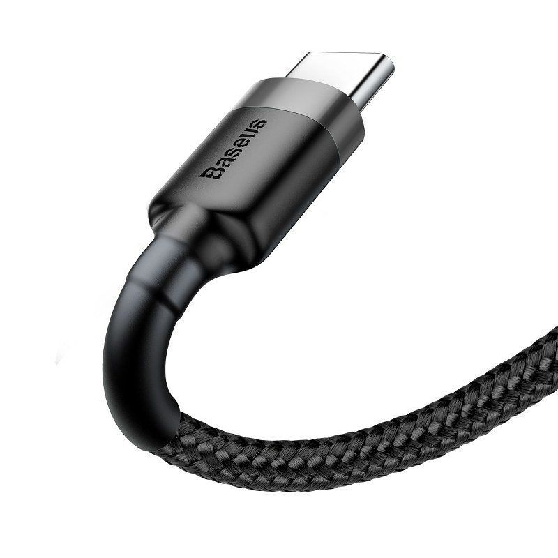 Cable Baseus Baseus Cafule cable USB-C 3A 1m (Gray+Black)