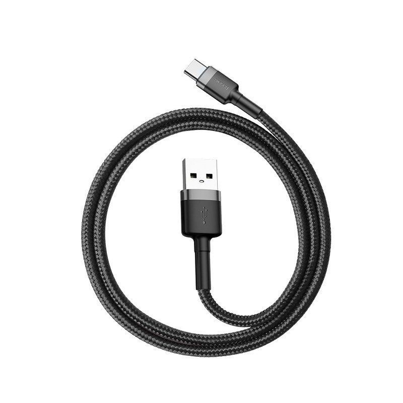 Cable Baseus Baseus Cafule cable USB-C 2A 2m (Gray+Black)