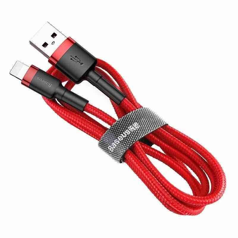 Cable Baseus Baseus Cafule USB Lightning Cable 2,4A 0,5m (Red)