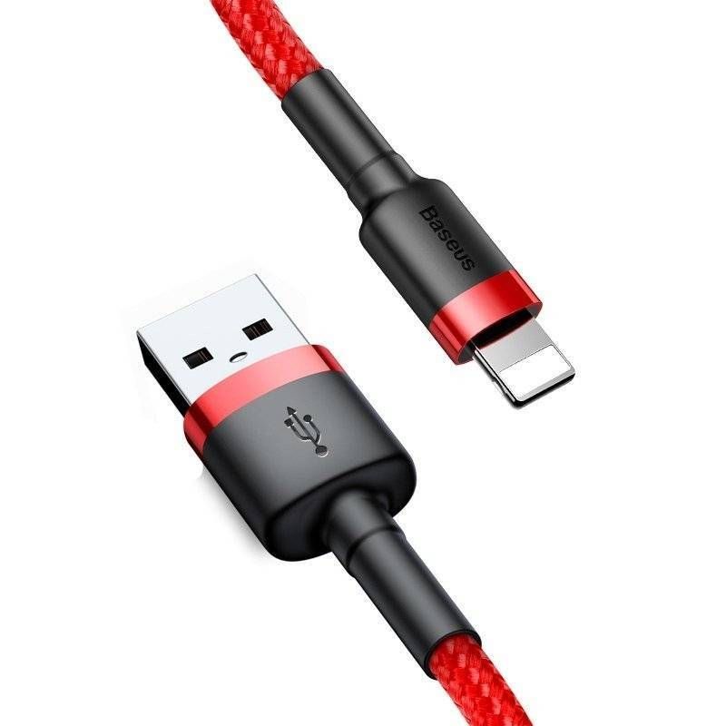 Cable Baseus Baseus Cafule USB Lightning Cable 2,4A 0,5m (Red)