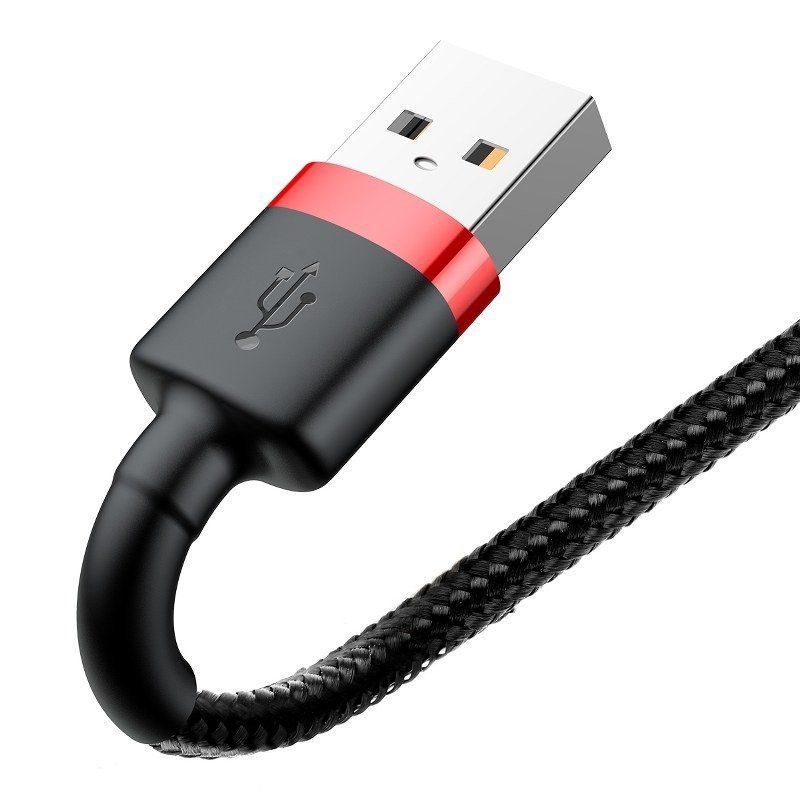 Cable Baseus Baseus Cafule USB Lightning Cable 2,4A 0,5m (Red+Black)