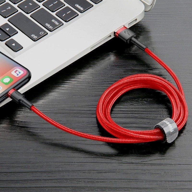 Cable Baseus Baseus Cafule Cable USB Lightning 2A 3m (Red)