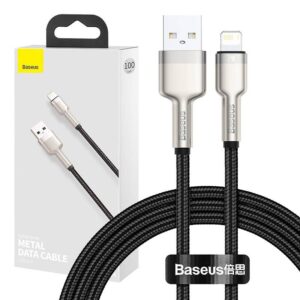 Cable Baseus  USB cable for Lightning Baseus Cafule, 2.4A, 1m (black) 