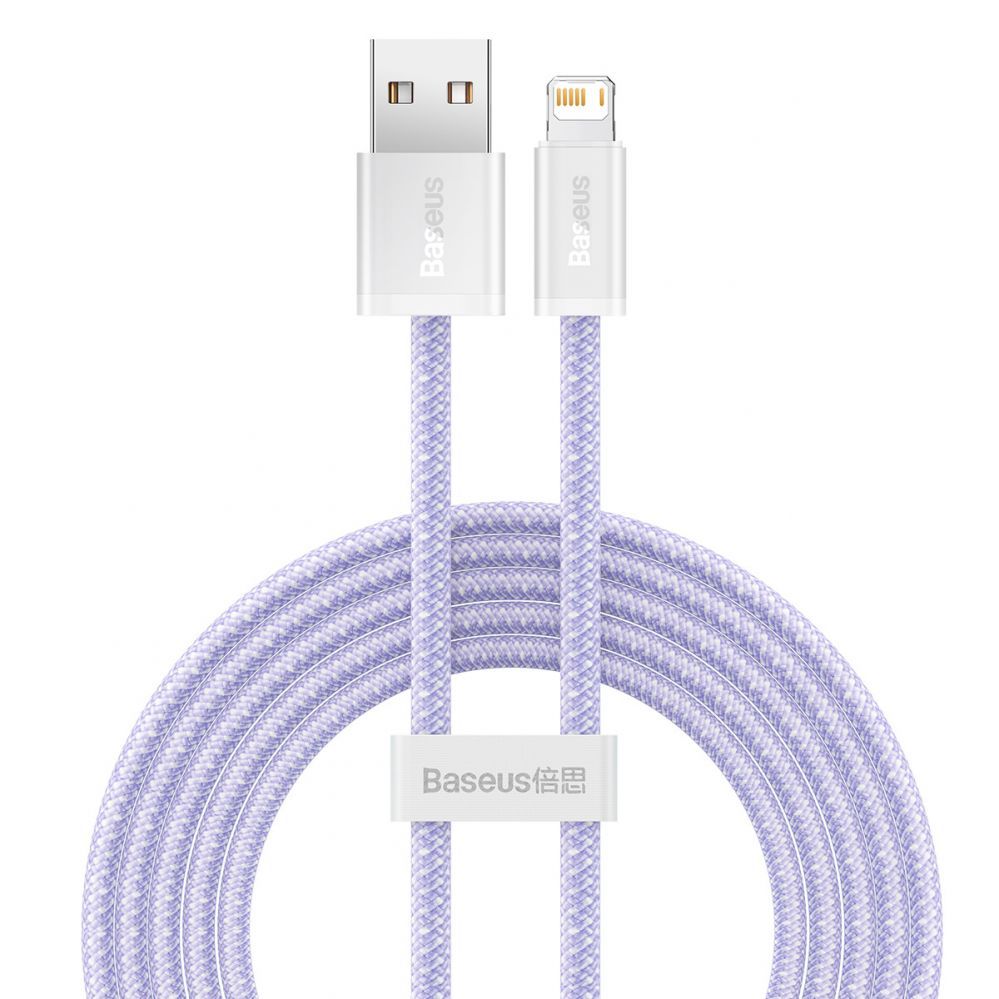 Kabelis Baseus Baseus Dynamic cable USB to Lightning, 2.4A, 2m (Purple)