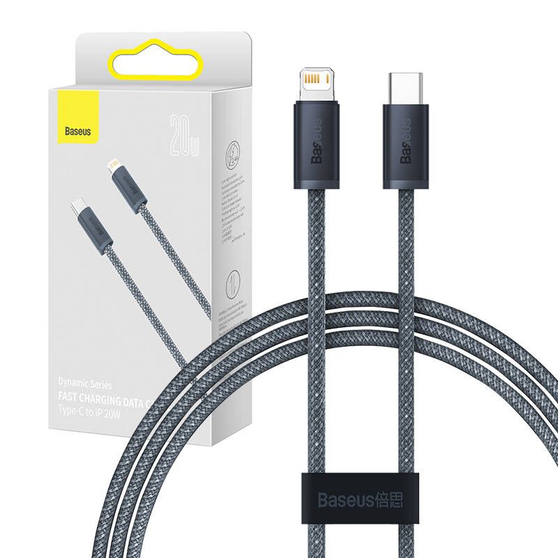 Cable Baseus Baseus Dynamic Series cable USB-C to Lightning, 20W, 2m (gray)