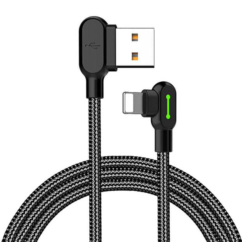 Cable Mcdodo Angle USB Lightning Cable Mcdodo CA-4671 LED, 1.2m (Black)