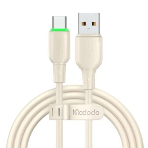 Cable Mcdodo  USB to USB-C Cable Mcdodo CA-4750 with LED light 1.2m (beige) 