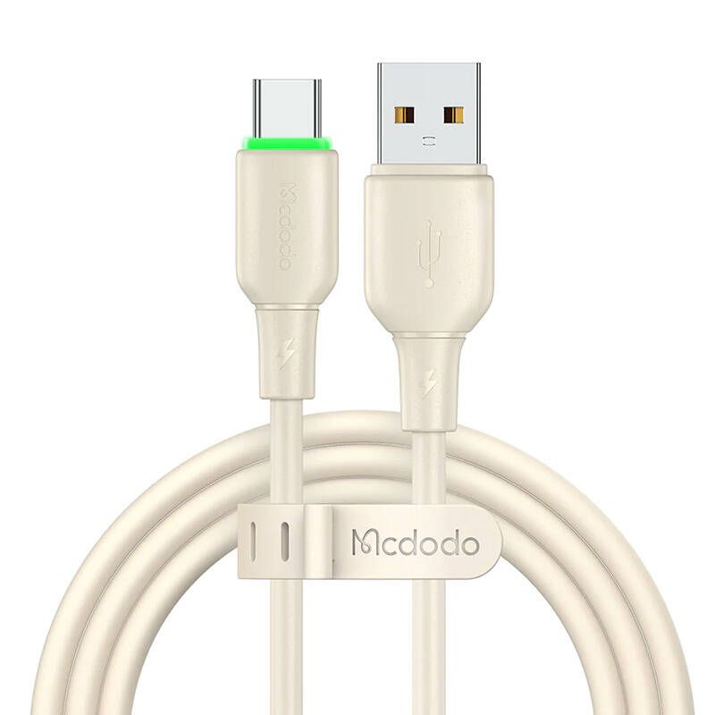 Cable Mcdodo USB to USB-C Cable Mcdodo CA-4750 with LED light 1.2m (beige)