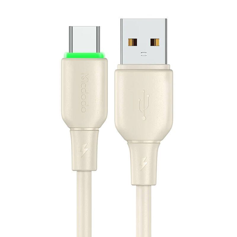 Cable Mcdodo USB to USB-C Cable Mcdodo CA-4750 with LED light 1.2m (beige)