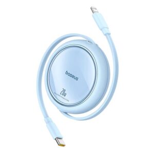 Cable Baseus  USB Cable Baseus Free2Pull USB-C to iP 20W 1m (blue) 